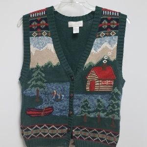 🎄ID distinctions | forest green lake vest